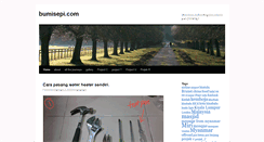 Desktop Screenshot of bumisepi.com